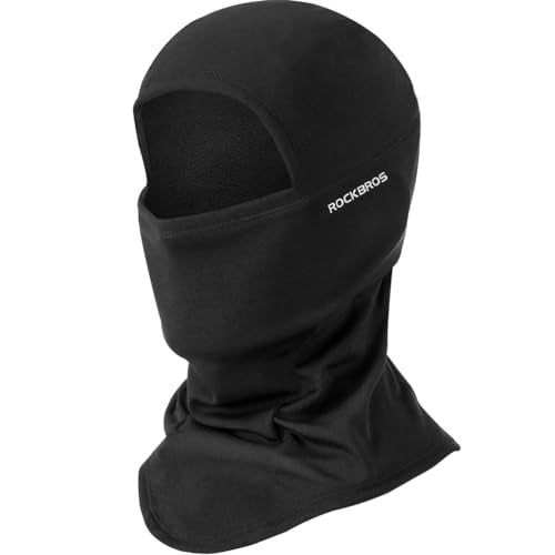 ROCKBROS Ski Mask Balaclava Cold Weather Scarf Thermal Winter Neck - color: Black