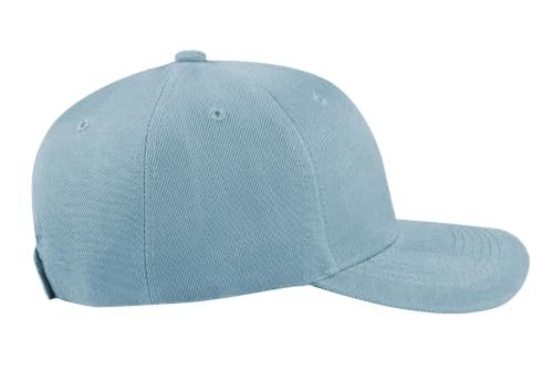 TK Flex Blank Hats, Adjustable Plain Hats, Casual Women's and Men's Hats, Baseball Caps for Patches and Embroidery, 12 Pack - color: Sky Blue