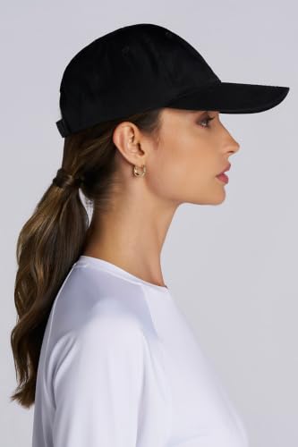 Unisex Sun Protection Cap - UPF 50+ Sun Protection - SunPro Cap in Black - color: Black