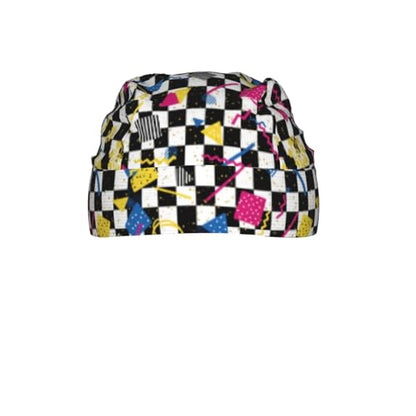 Adjustable Cycling Cap, Quick Dry Sports Bandana Skull Cap Helmet Liner - color: Retro 80s 90s Style Checkered