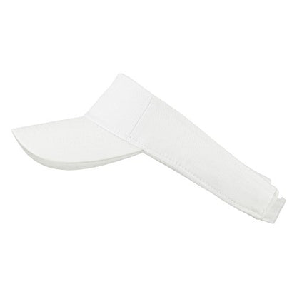 Youth Cotton Sun Visor - color: White