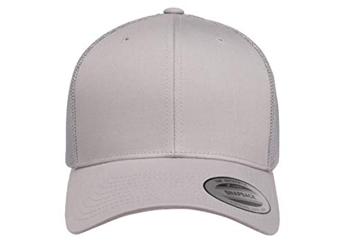 Yupoong Yp Classics Retro Trucker Cap - color: Silver, size: One Size, style: Single