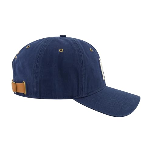 Blue Marlin Dad Hat, Adult Cotton Baseball Cap with Curved Brim, One Size. - color: New York Black Yankees