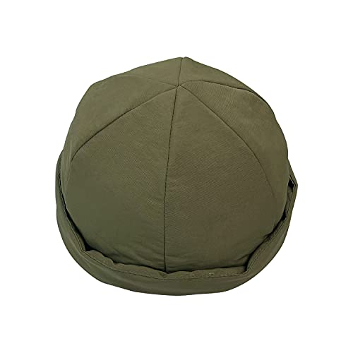 Croogo Brimless Hats Waterproof Beanie for Men Sailor Fisherman Vintage Leon Hat Winter Warm Watch Docker Cap Skullcap - color: Ct82-green