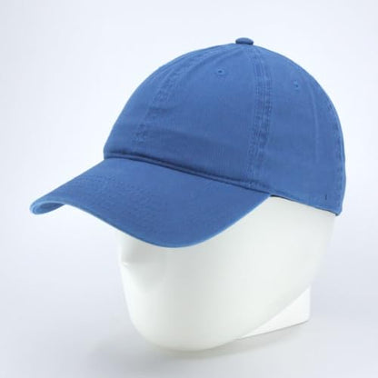 Plain Washed Cotton Adjustable 6 Panel Dad Hat Baseball Cap - color: Royal