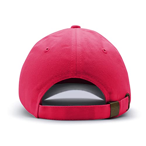 JPAK Kiwi Bird Baseball Cap Embroidered Cotton Dad Hat - Funny - color: Hot Pink