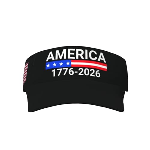 United States 250th Anniversary Hat America Patriotic Visor Caps for Women Men Adjustable Sun Hat - color: Usa 250th Anniversary 15