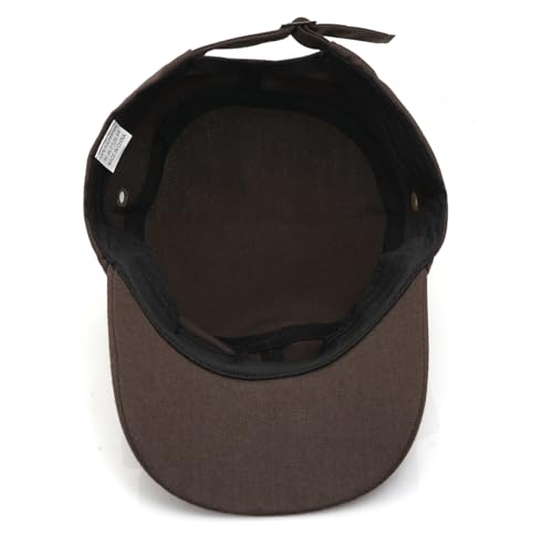 Unisex Basic Cadet Army Caps Everyday Military Style Hat - color: Coffee 1