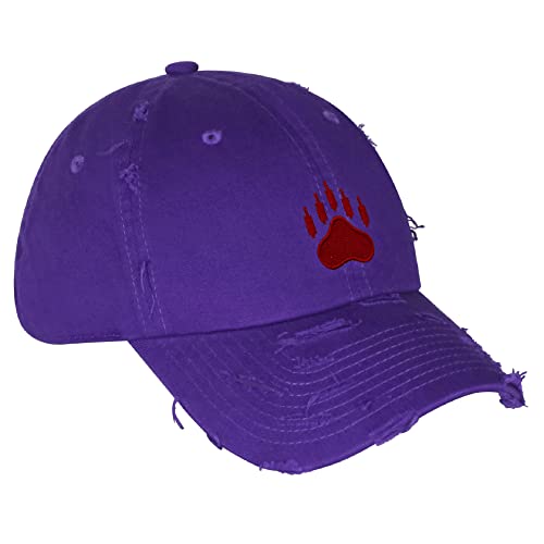 JPAK Bears Vintage Dad Hat Embroidered Cap NASDAQ Symbol Stocks - color: Purple