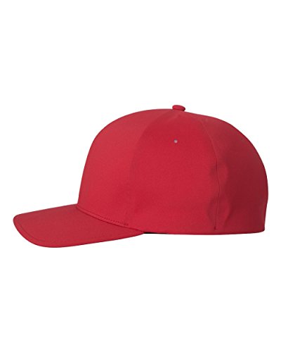 Flexfit Men's One Size Delta Seamless Cap, Maroon, Large-X-Large - color: Red, size: Small-Medium