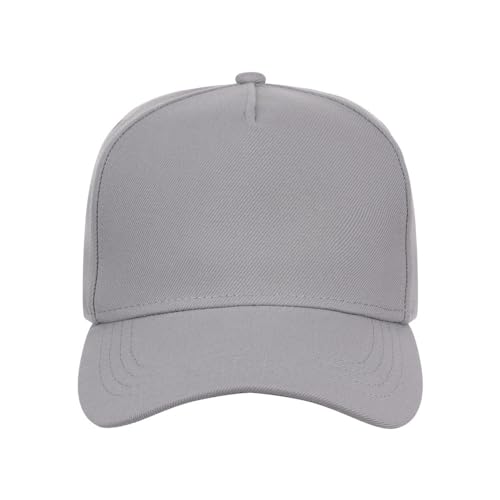 Lids Blank Hook Shot A-Frame Adjustable Snapback Hat – Breathable Mesh & Lightweight | Curved Bill | One Size Fits Most - color: Light Grey