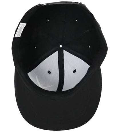 Funny Chef Hats, Snapback Flat Bill Dad Hat for Men, Adjustable Cotton Embroidered Knives Kitchen Women Baseball Caps - color: Black