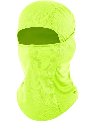 ROXUN Ski Mask Balaclava, Motorcycle Summer Cooling Breathable UV Protector - color: 105-one Fluorescent