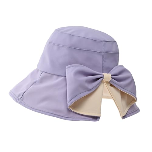 Gogobear Womens Sun Hats Summer UPF 50+ Wide Brim Beach Sun Hat - color: Purple