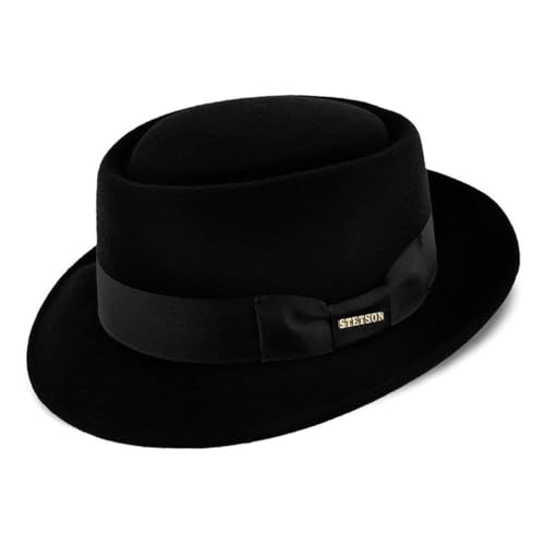Stetson Cranston Men's Wool Dress Hat - color: Black, size: Small