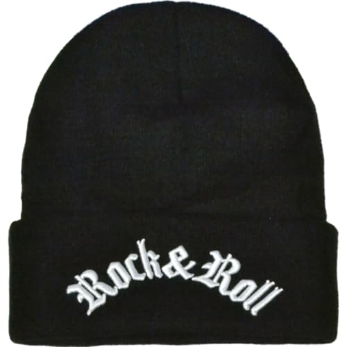 Music Beanies/Assorted Designs, Styles, & Colors - color: Cuffed, style: Rock & Roll