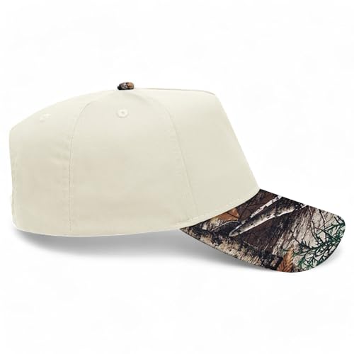 Connoisseur Trucker Hat | Funny Meme Party Trendy Cowboy Beer | Premium Snapback Hat for Men & Women - color: Tree Camo/Natural