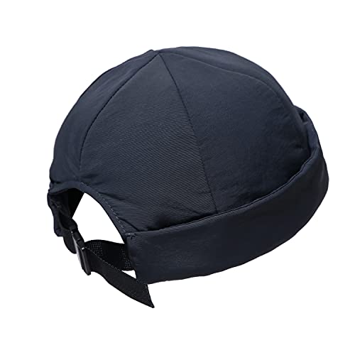 Croogo Brimless Hats Waterproof Beanie for Men Sailor Fisherman Vintage Leon Hat Winter Warm Watch Docker Cap Skullcap - color: Ct82-gray
