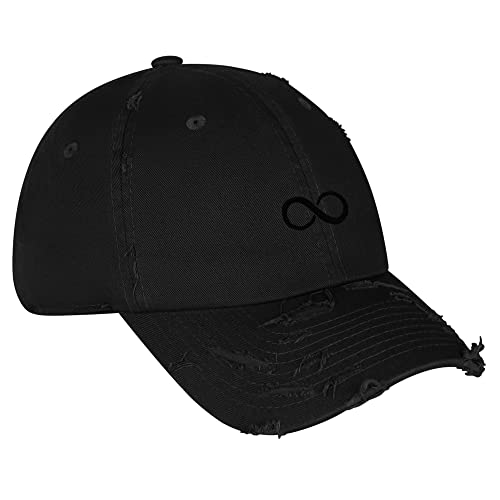 JPAK Infiniti Vintage Dad Hat Frayed Embroidered Cap Symbol Loop - color: Black