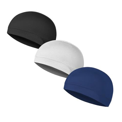 Cooling Skull Caps for Men Women Running Cycling Helmet Liner - color: Csc10-3pc