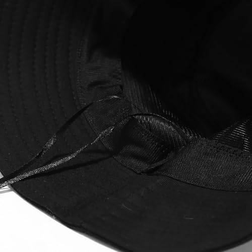 XYIYI 2 Pack Unisex Bucket Hat for Women Men Summer Beach Fishing Hat Sun Hat - color: Skull Black Beige