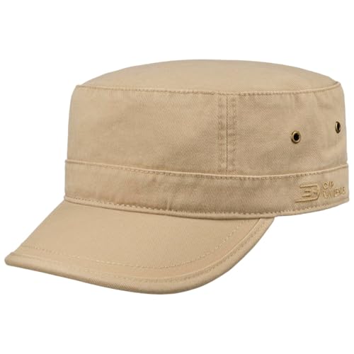 Urban Armycap Cotton Military Fullcap Unisex Summer Winter - color: Beige, size: 7 1/4