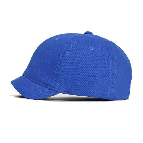 Men's Short Brim Baseball Cap Quick Dry Lightweight Breathable Adjustable Unstructured Dad Hat - color: Blue