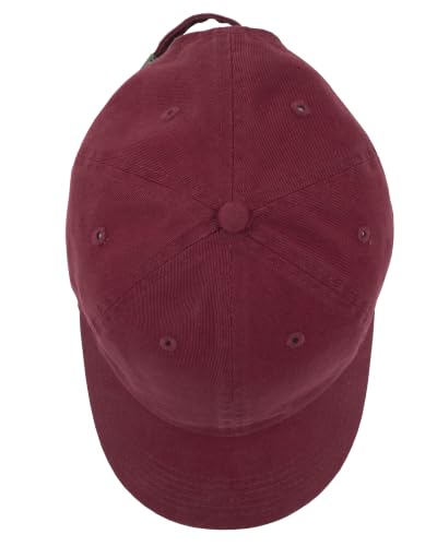 Gelante Baseball Cap Dad Hat 100% Cotton Polo Style Plain Blank Adjustable Size. - color: Wine