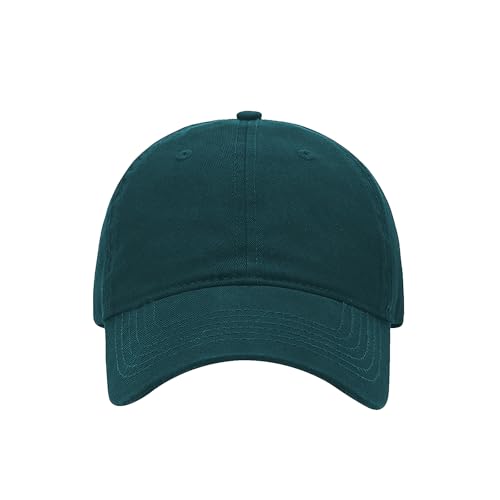 Mommy Jennie Unisex Vintage Washed Distressed Baseball-Cap Twill Adjustable Dad-Hat - color: A37-forest Green