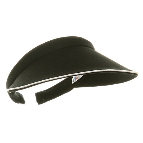 Piping Clip On Visor - color: Black
