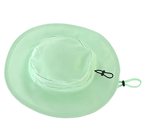 Connectyle Toddler Kids Sun Hat UPF 50+ UV Protection - Boys & Girls Wide Brim Bucket Hats for Outdoor Summer, Ages 2-6 - color: Mint Green, size: 2-4T