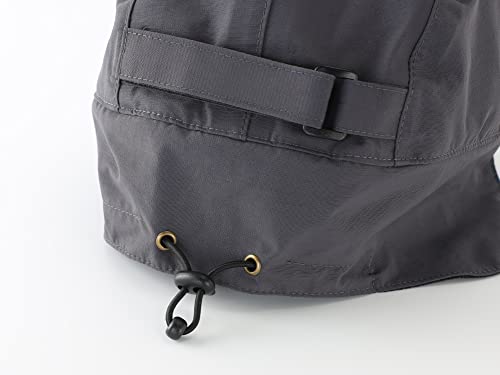 Connectyle Men's Water-Resistant Winter Hat Reflective Fleece Lined Earflap Cap Warm Baseball Sports Hat - color: Dark Grey