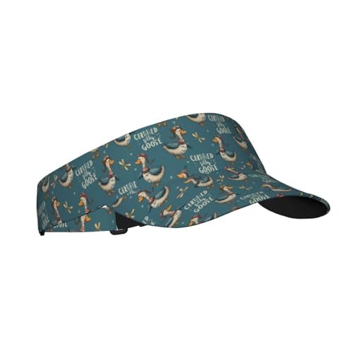 Unisex Adjustable Sports Sun Visor - color: Goose