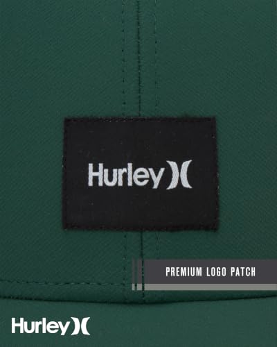 Hurley Mens Trucker Hat Fairway Mesh Trucker Hat, Quick Dry Snapback - color: Twilight Marsh