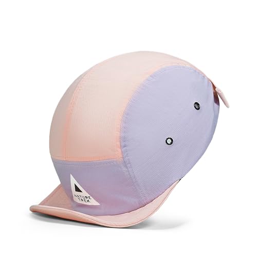 Clakllie Quick Dry Short Brim Cap for Men Lightweight 5 Panel Running Hat Water-Repellent Baseball Cap Outdoor Hiking Hat - color: Bs265p07-pink