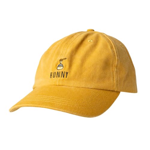 PACIFIC BRIM Women's and Men's Classic Cotton Adjustable Baseball Hat - color: Hunny
