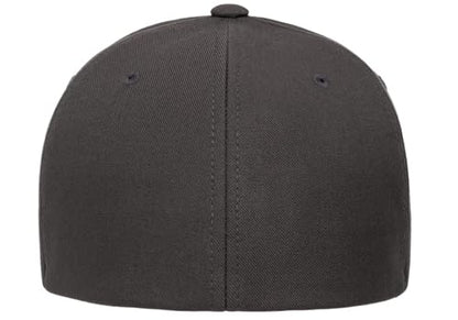 Flexfit 6100NU Tri-Layer Seamless Baseball Cap Bundle w/Cap Catcher - color: Dark Grey, size: Large-X-Large