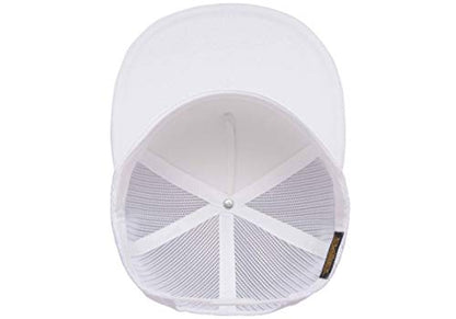 Yupoong Yp Classics Retro Trucker Cap - color: White, size: One Size, style: Yp Classics Classic Trucker Cap