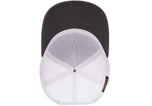 Yupoong Men's Yp Classics 5-Panel Retro Trucker Cap-2-tone - color: Charcoal/White
