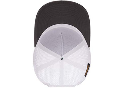 Yupoong Men's Yp Classics 5-Panel Retro Trucker Cap-2-tone - color: Charcoal/White