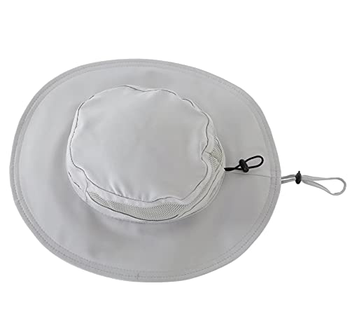 Connectyle Toddler Kids Sun Hat UPF 50+ UV Protection - Boys & Girls Wide Brim Bucket Hats for Outdoor Summer, Ages 2-6 - color: Gray, size: 4-6 Years