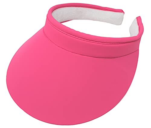 Generic Womens Slip-on Visor - color: Fuchsia