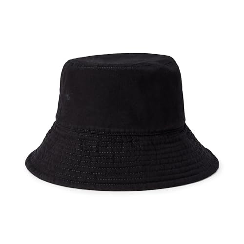 Amazon Essentials Women's Washed Cotton Bucket Hat - color: Black, size: Small-Medium