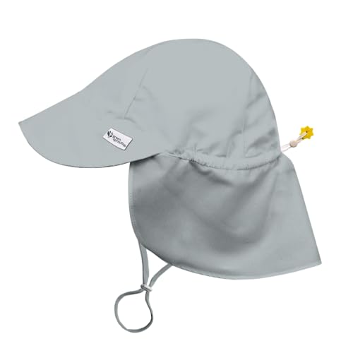Green Sprouts Unisex-Baby Flap Sun Protection Swim HatHat - color: Gray, size: 9-18 Months