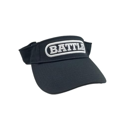 Battle Sports Premium Football Field Visor - color: Black/White