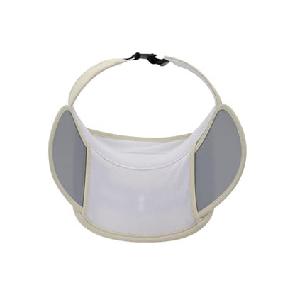 Adjustable Summer Sun Visor Hat Retractable Brim Empty Top Golf Cap Adult Teens UV Protection Beach Tennis Sports Hat - color: Khaki