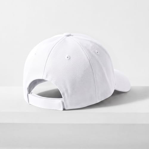 2-Pack Classic Structured Baseball Cap Adjustable Snapback Ball Caps - color: White