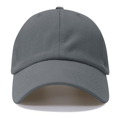NPQQUAN Original Classic Low Profile Baseball Cap Golf Dad Hat Adjustable - color: Grey