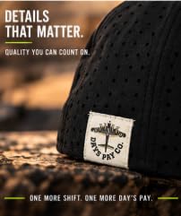 Black 6 Panel Snapback Hat with Green Logo Plaid Underbrim