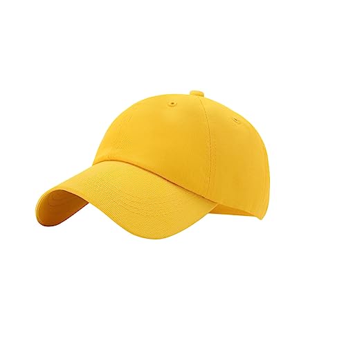Toddler Sun Hat Toddler Baseball Hats for Boys and Girls(2-7 Years) - color: Yellow